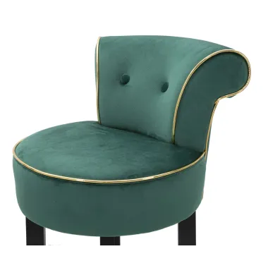 Stołek Barowy LUXY Zielony 46 48 96 cm (Wysokość siedziska 75 cm)